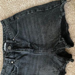 BP black jean shorts